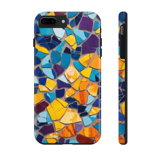 Vibrant Mosaic Shards Tough Phone Case