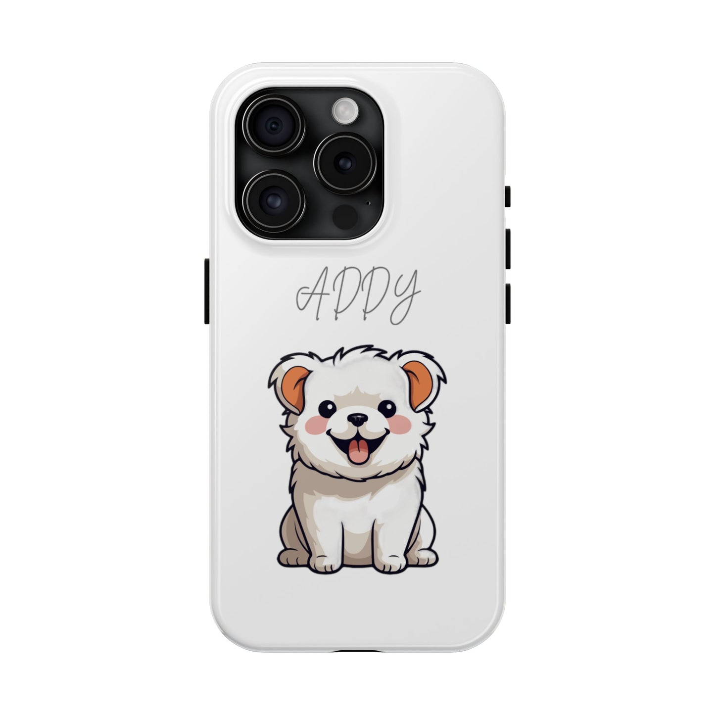 Adorable Puppy Custom Tough Phone Case