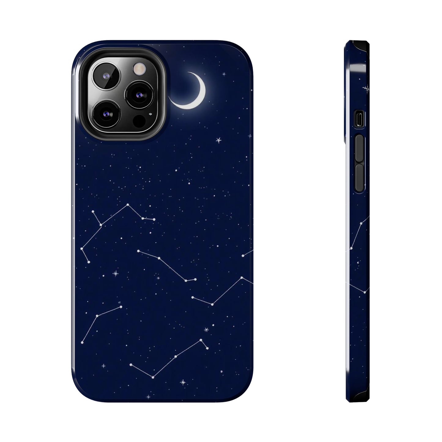 "Moonlit Constellation Tough Phone Case - Explore the Night Sky"