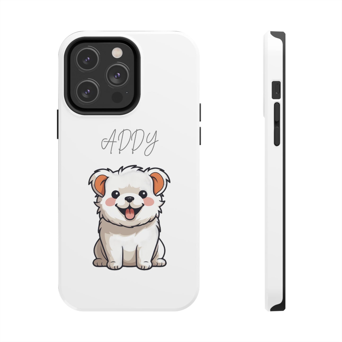 Adorable Puppy Custom Tough Phone Case