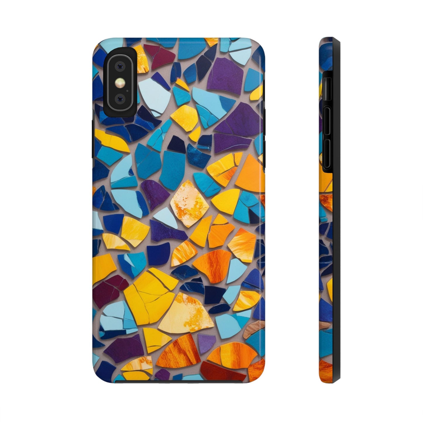 Vibrant Mosaic Shards Tough Phone Case