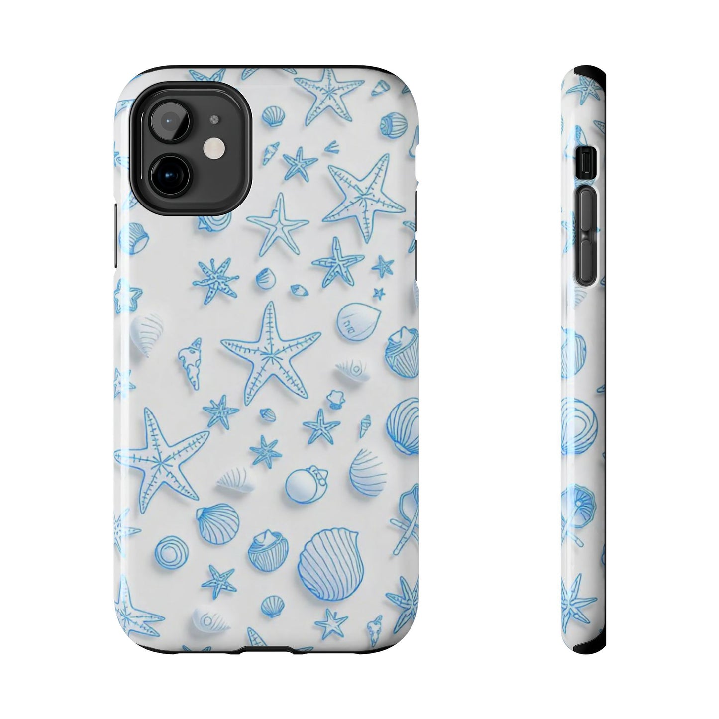 Ocean Breeze Seashell Pattern Phone Case For iphone 15 14 13 12 11 X XR XS XS Max iphone 8 7 mini |Samsung S24 S23 S22 S21 | Get 20% discount today.