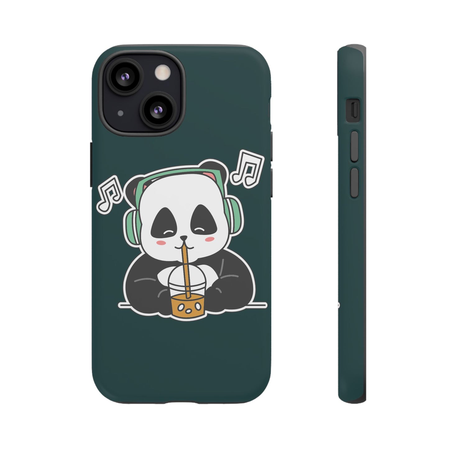 Chill Panda with Bubble Tea Tough Phone Case