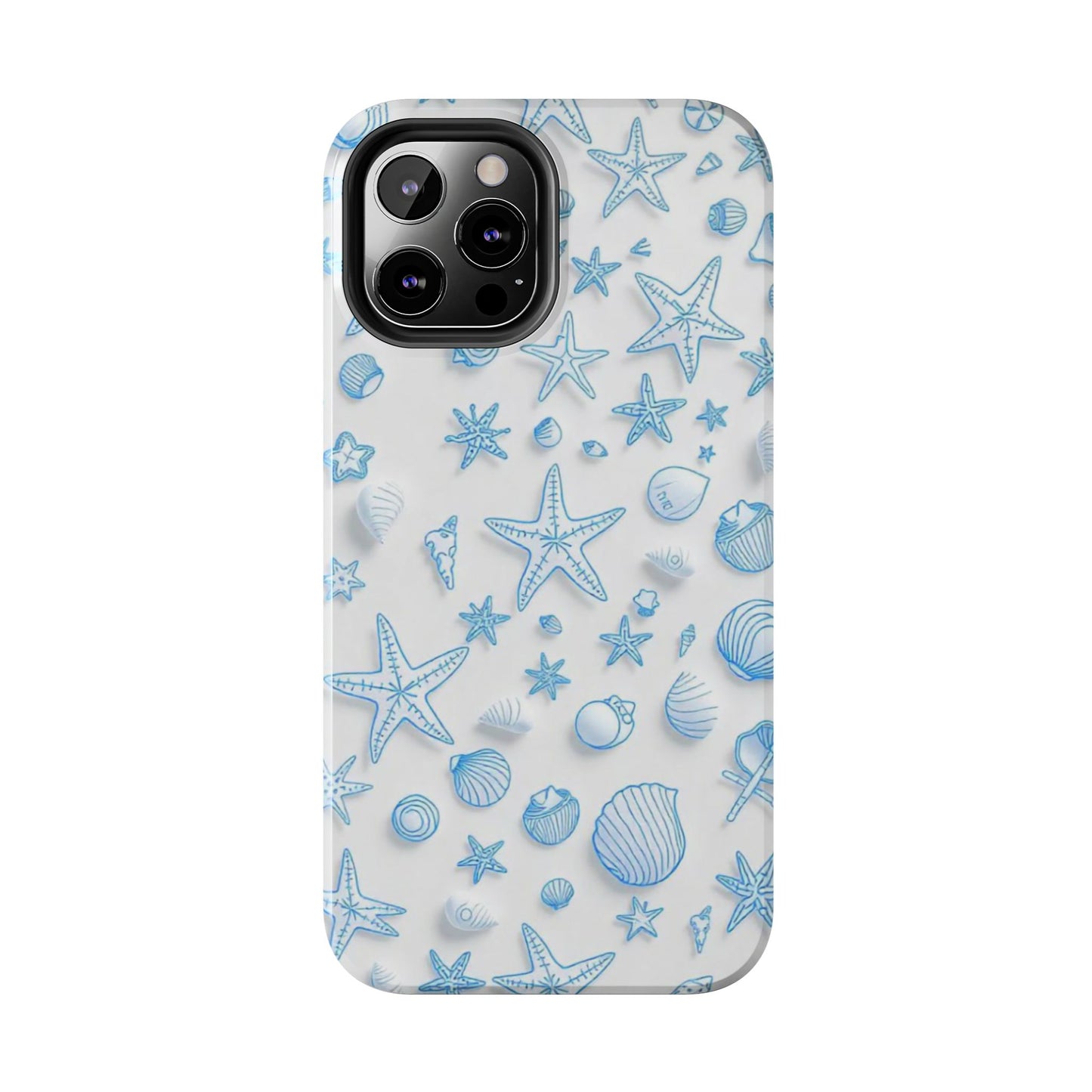 Ocean Breeze Seashell Pattern Phone Case For iphone 15 14 13 12 11 X XR XS XS Max iphone 8 7 mini |Samsung S24 S23 S22 S21 | Get 20% discount today.