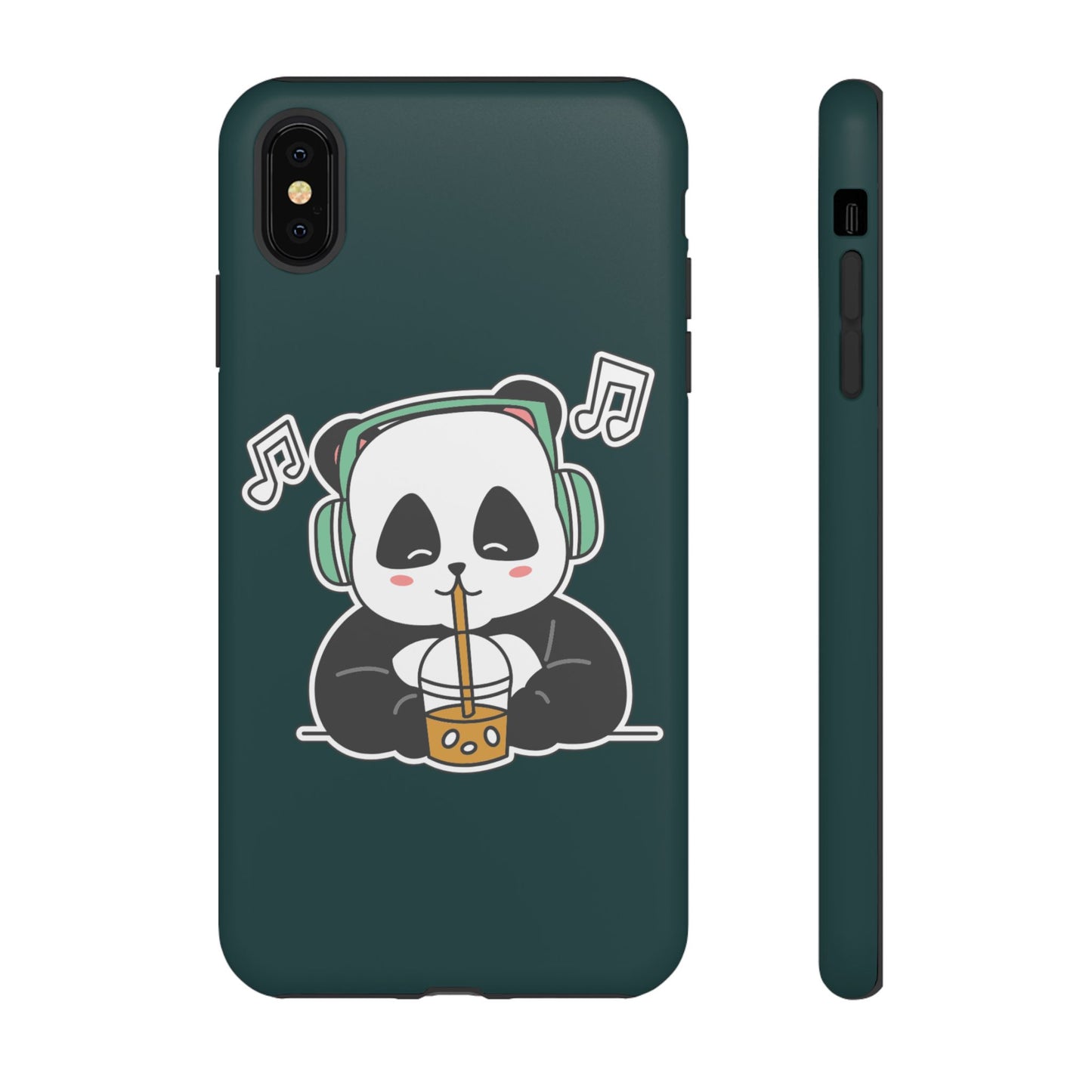 Chill Panda with Bubble Tea Tough Phone Case