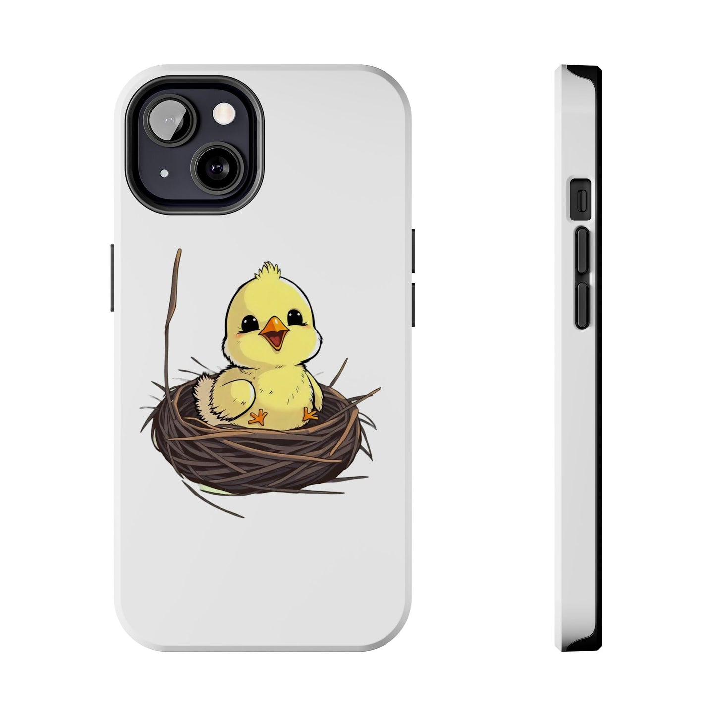 Adorable Chick in Nest Phone Case Design