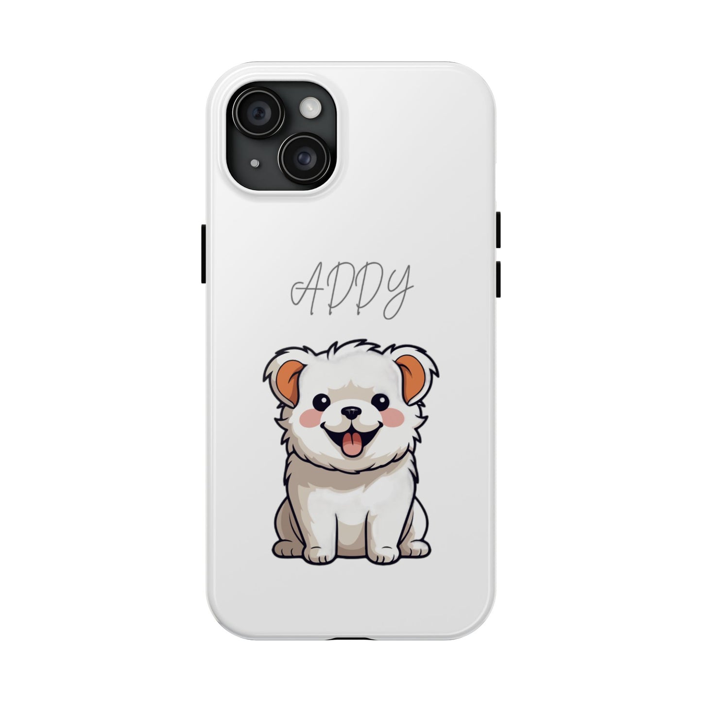 Adorable Puppy Custom Tough Phone Case