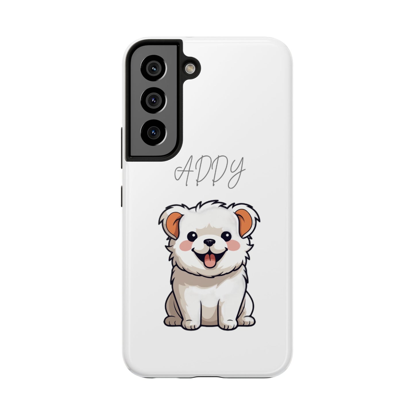 Adorable Puppy Custom Tough Phone Case