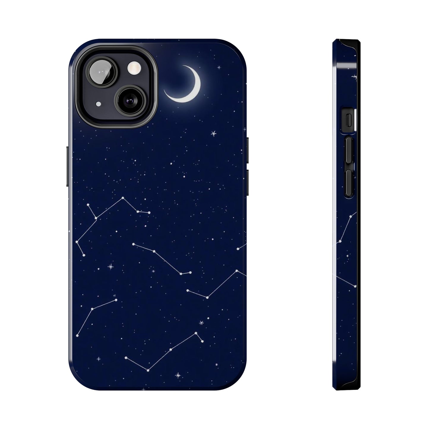 "Moonlit Constellation Tough Phone Case - Explore the Night Sky"