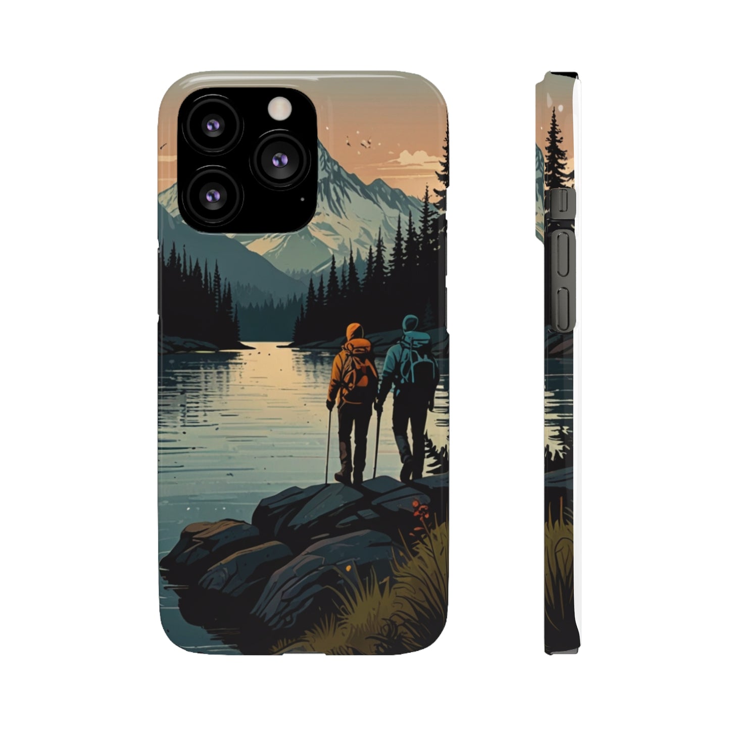 Phone Cases -  Hiking with Mountains