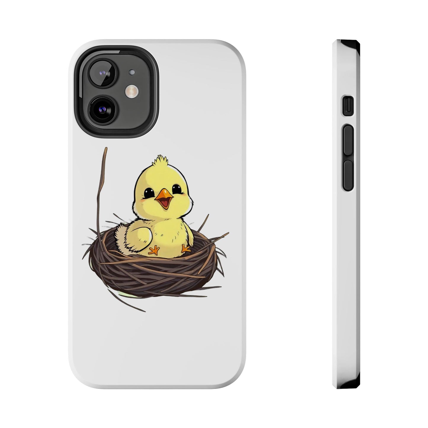 Adorable Chick in Nest Phone Case Design