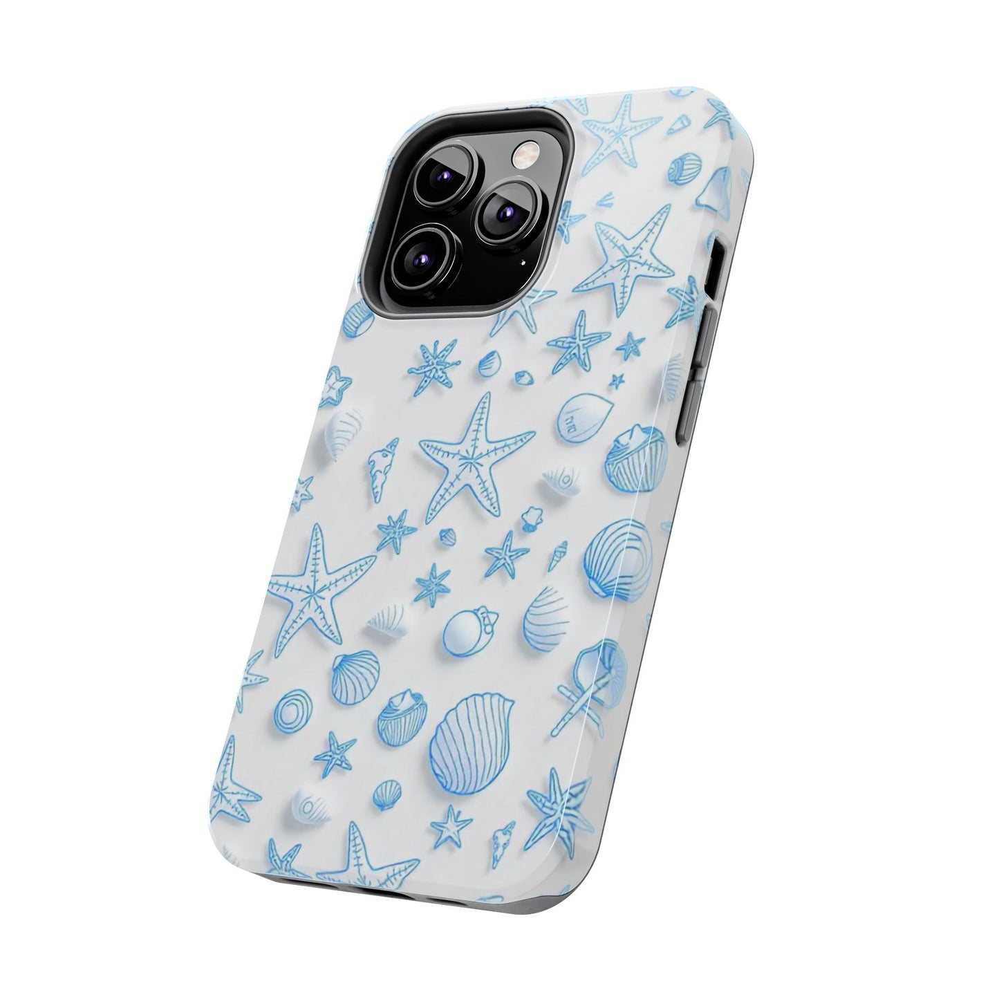 Ocean Breeze Seashell Pattern Phone Case For iphone 15 14 13 12 11 X XR XS XS Max iphone 8 7 mini |Samsung S24 S23 S22 S21 | Get 20% discount today.