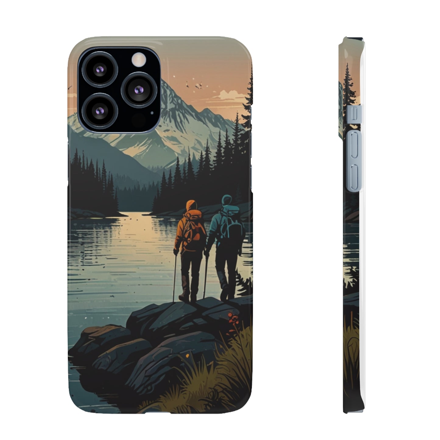 Phone Cases -  Hiking with Mountains