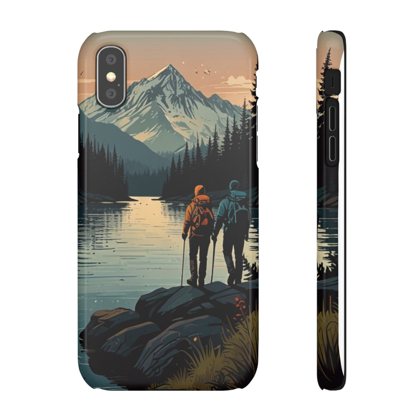 Phone Cases -  Hiking with Mountains