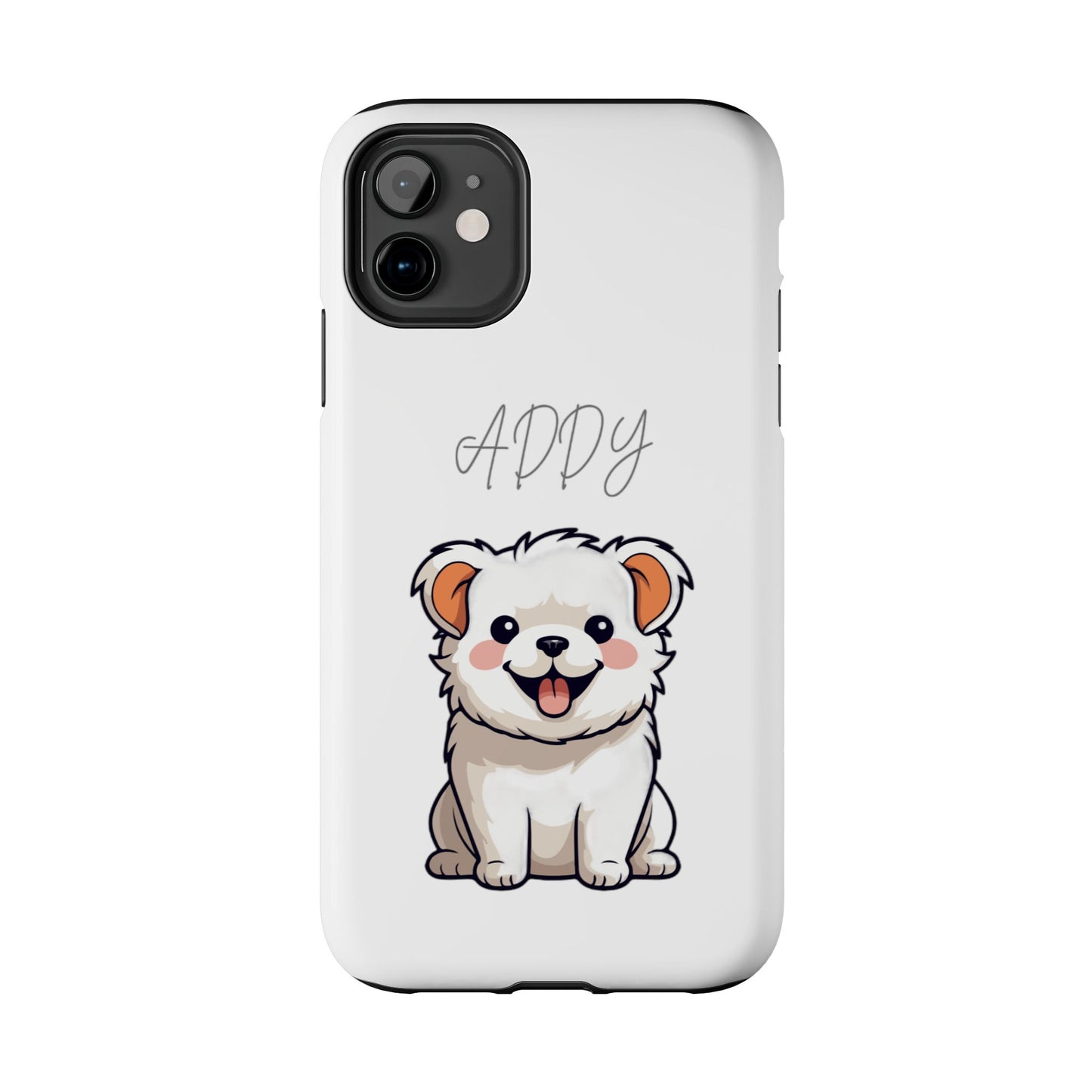 Adorable Puppy Custom Tough Phone Case