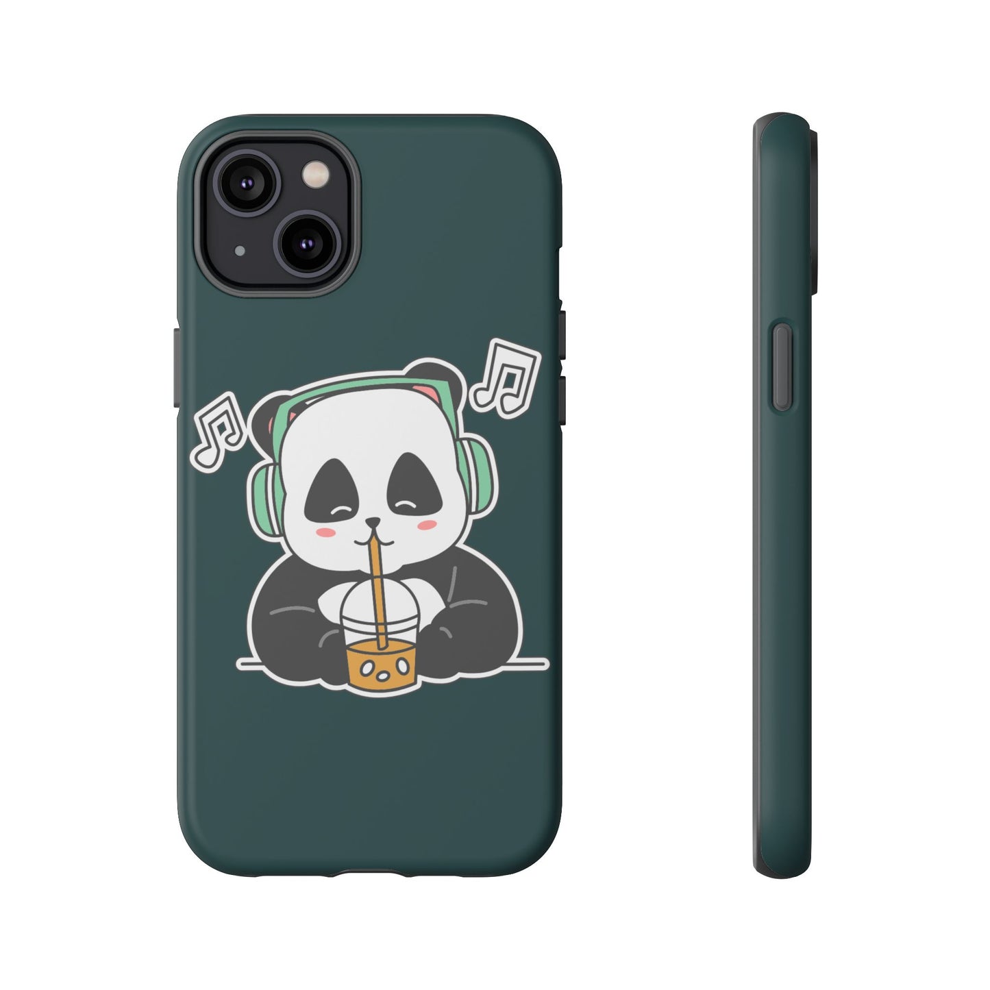 Chill Panda with Bubble Tea Tough Phone Case