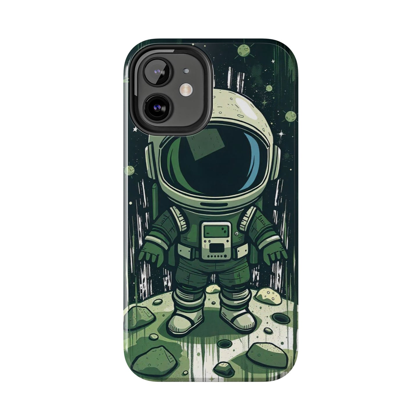 "Cosmic Explorer - Cartoon Astronaut Tough Phone Case"