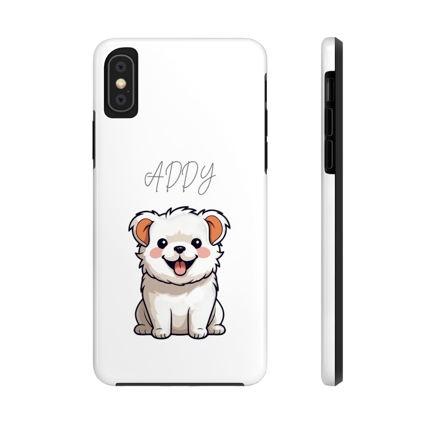 Adorable Puppy Custom Tough Phone Case