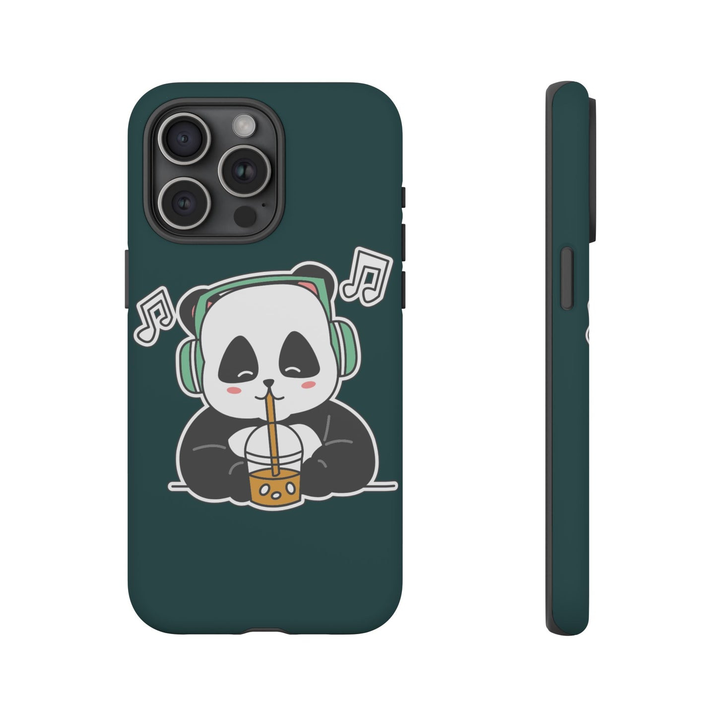 Chill Panda with Bubble Tea Tough Phone Case