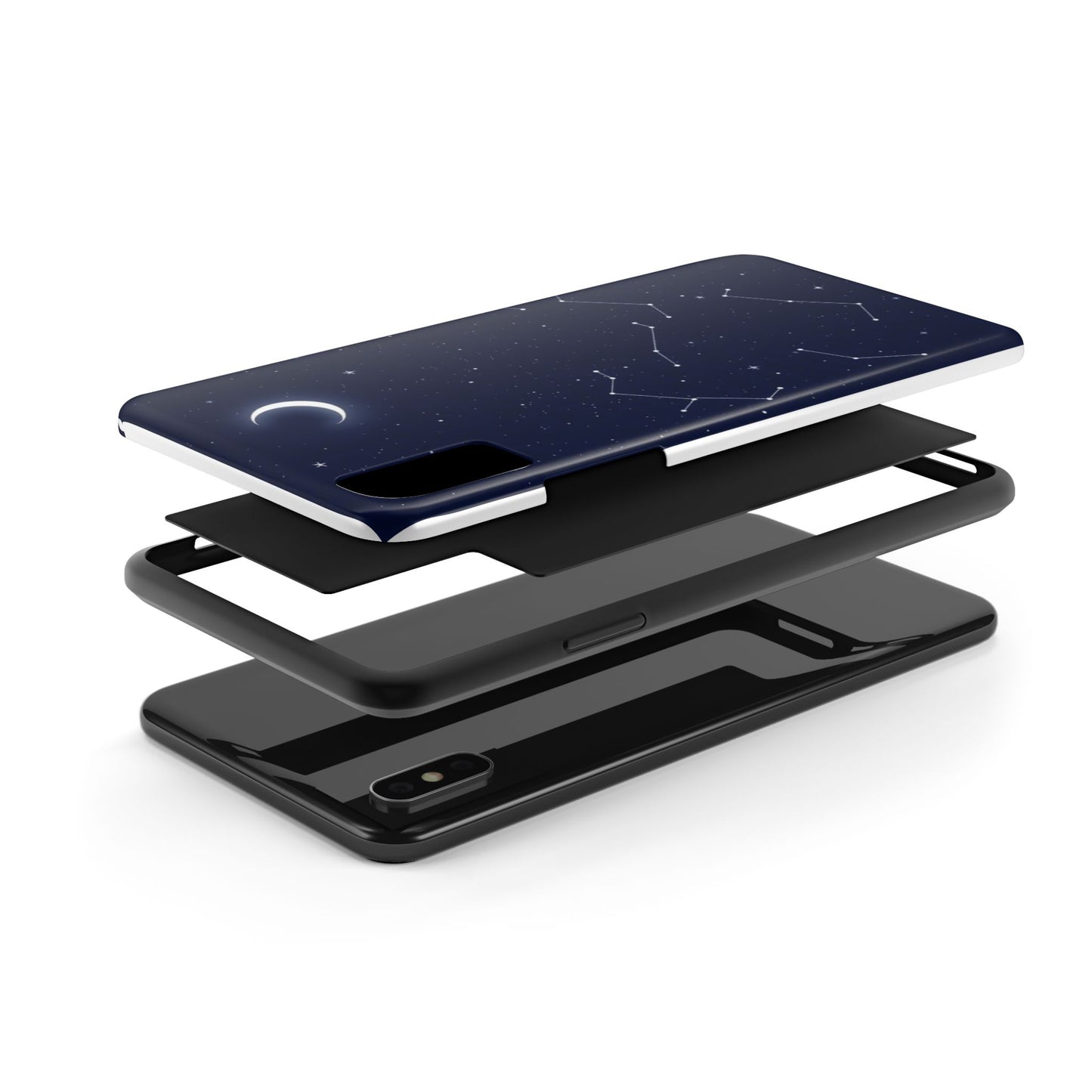 "Moonlit Constellation Tough Phone Case - Explore the Night Sky"