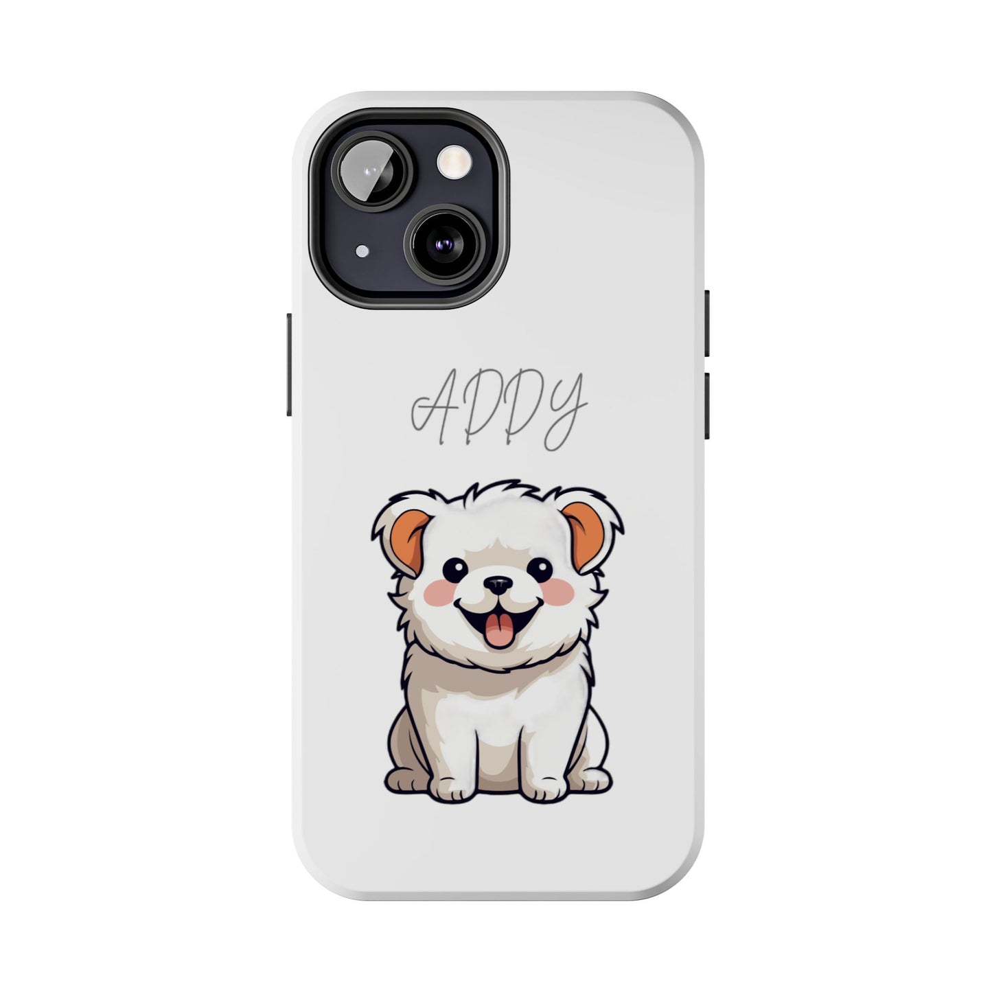 Adorable Puppy Custom Tough Phone Case