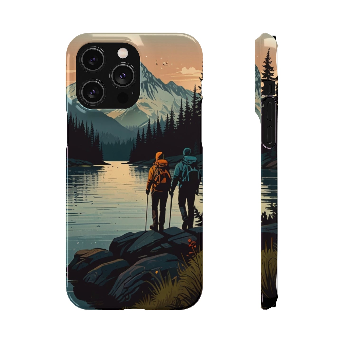 Phone Cases -  Hiking with Mountains