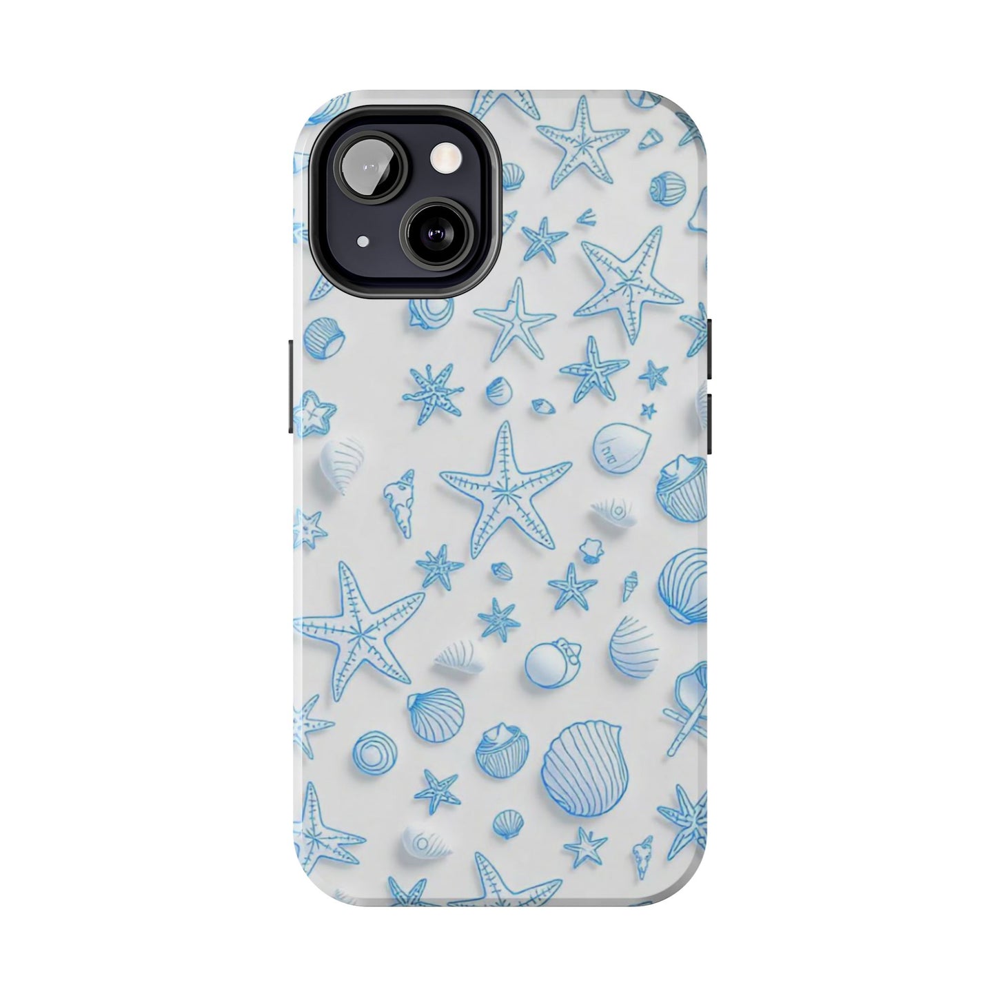 Ocean Breeze Seashell Pattern Phone Case For iphone 15 14 13 12 11 X XR XS XS Max iphone 8 7 mini |Samsung S24 S23 S22 S21 | Get 20% discount today.