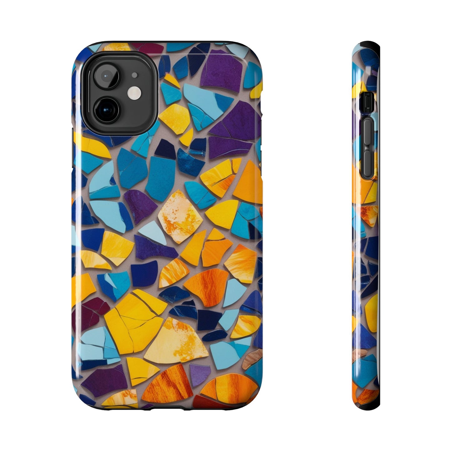 Vibrant Mosaic Shards Tough Phone Case