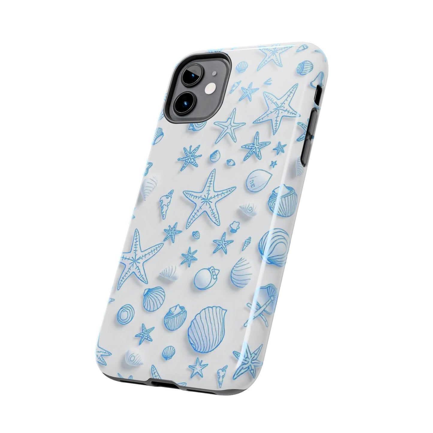 Ocean Breeze Seashell Pattern Phone Case For iphone 15 14 13 12 11 X XR XS XS Max iphone 8 7 mini |Samsung S24 S23 S22 S21 | Get 20% discount today.