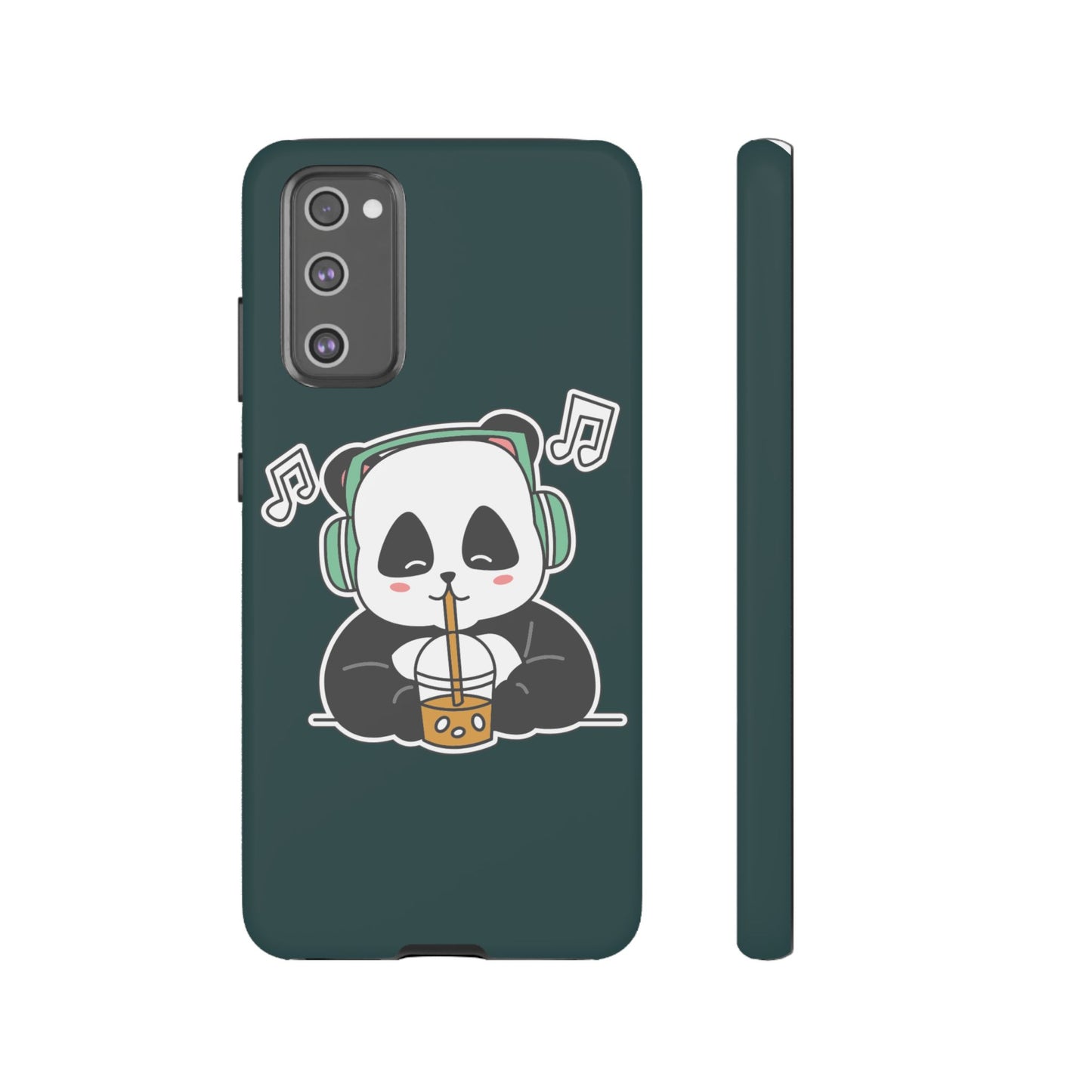 Chill Panda with Bubble Tea Tough Phone Case