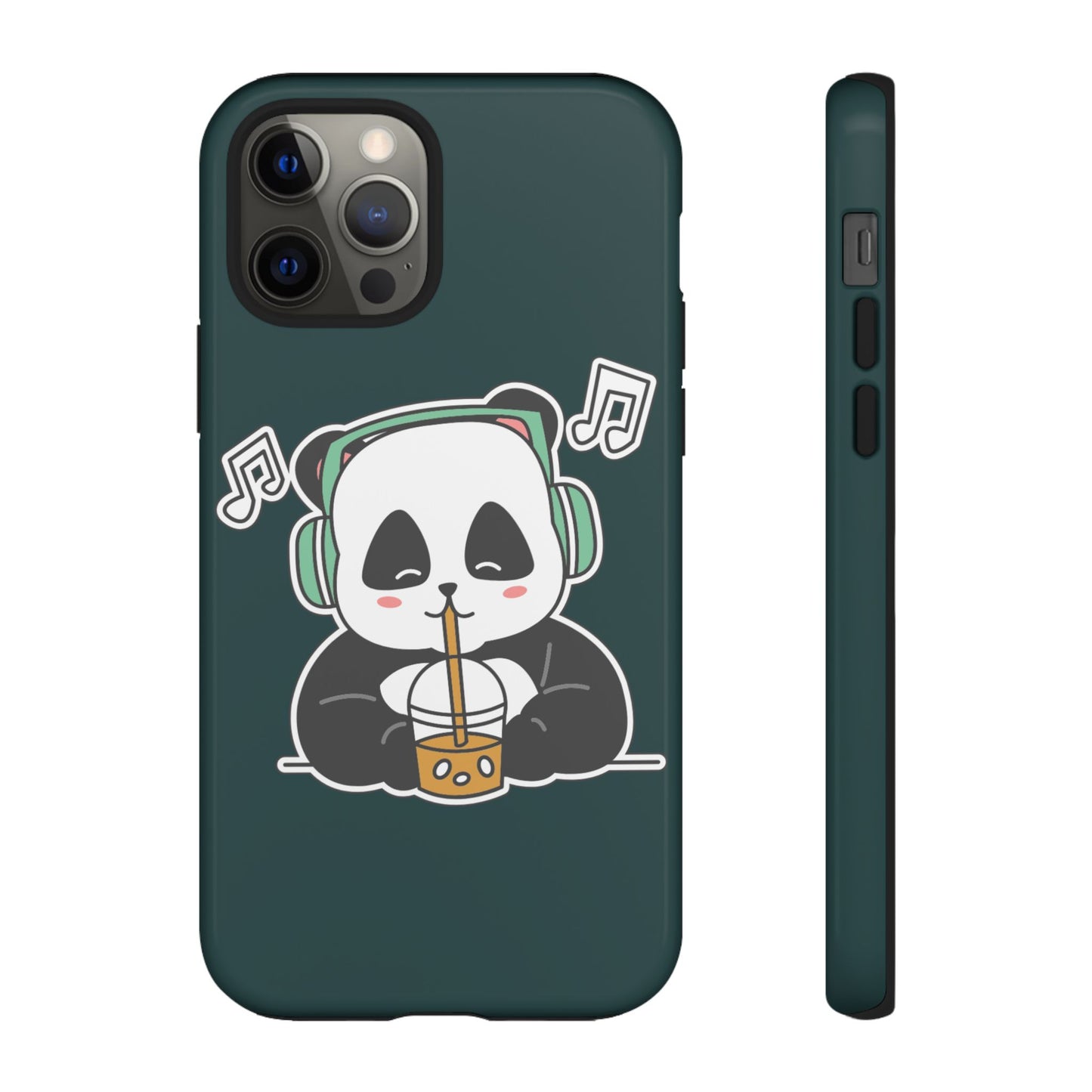 Chill Panda with Bubble Tea Tough Phone Case