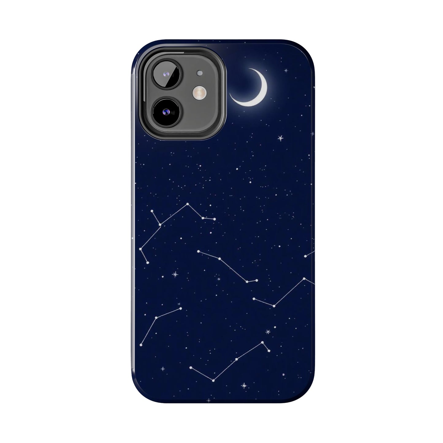 "Moonlit Constellation Tough Phone Case - Explore the Night Sky"