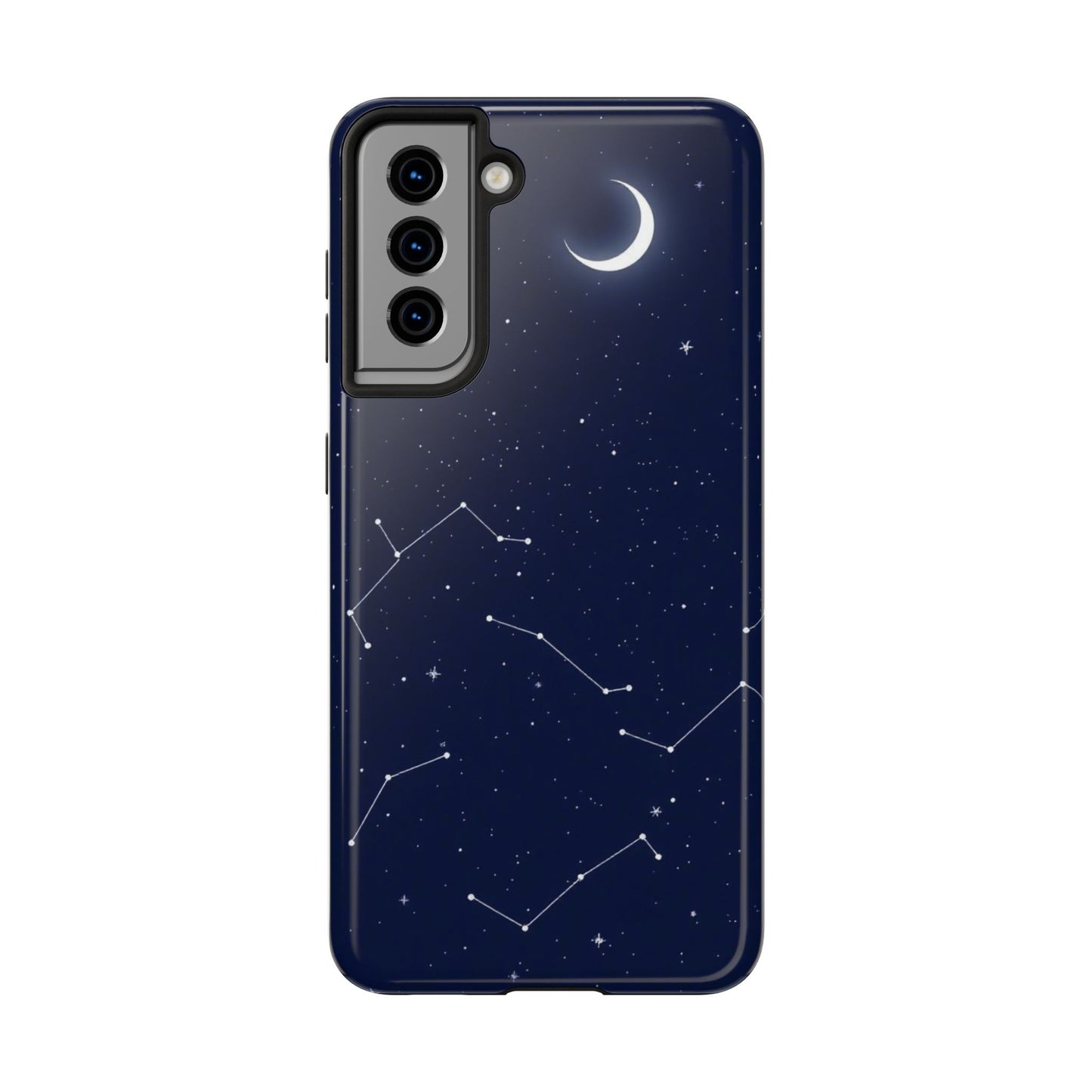 "Moonlit Constellation Tough Phone Case - Explore the Night Sky"