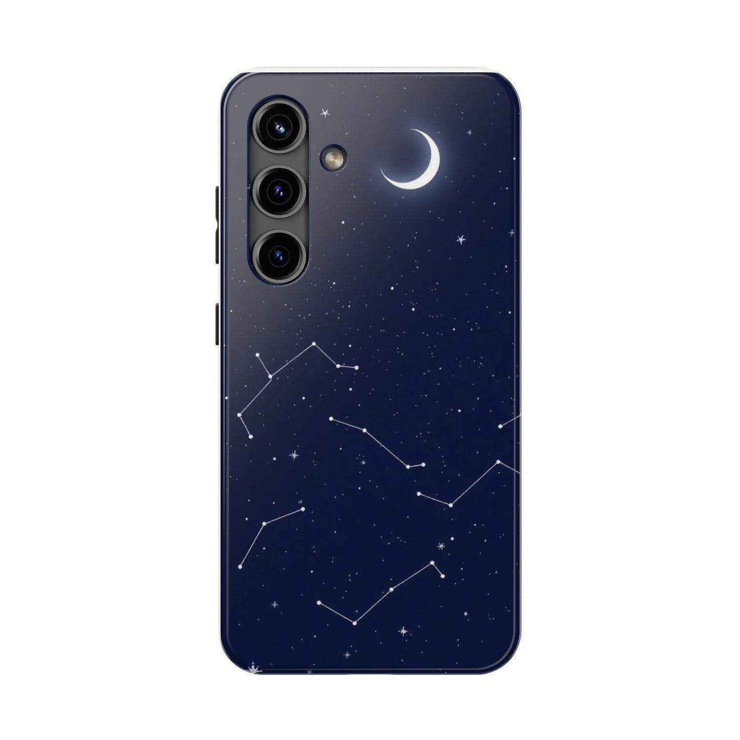 "Moonlit Constellation Tough Phone Case - Explore the Night Sky"