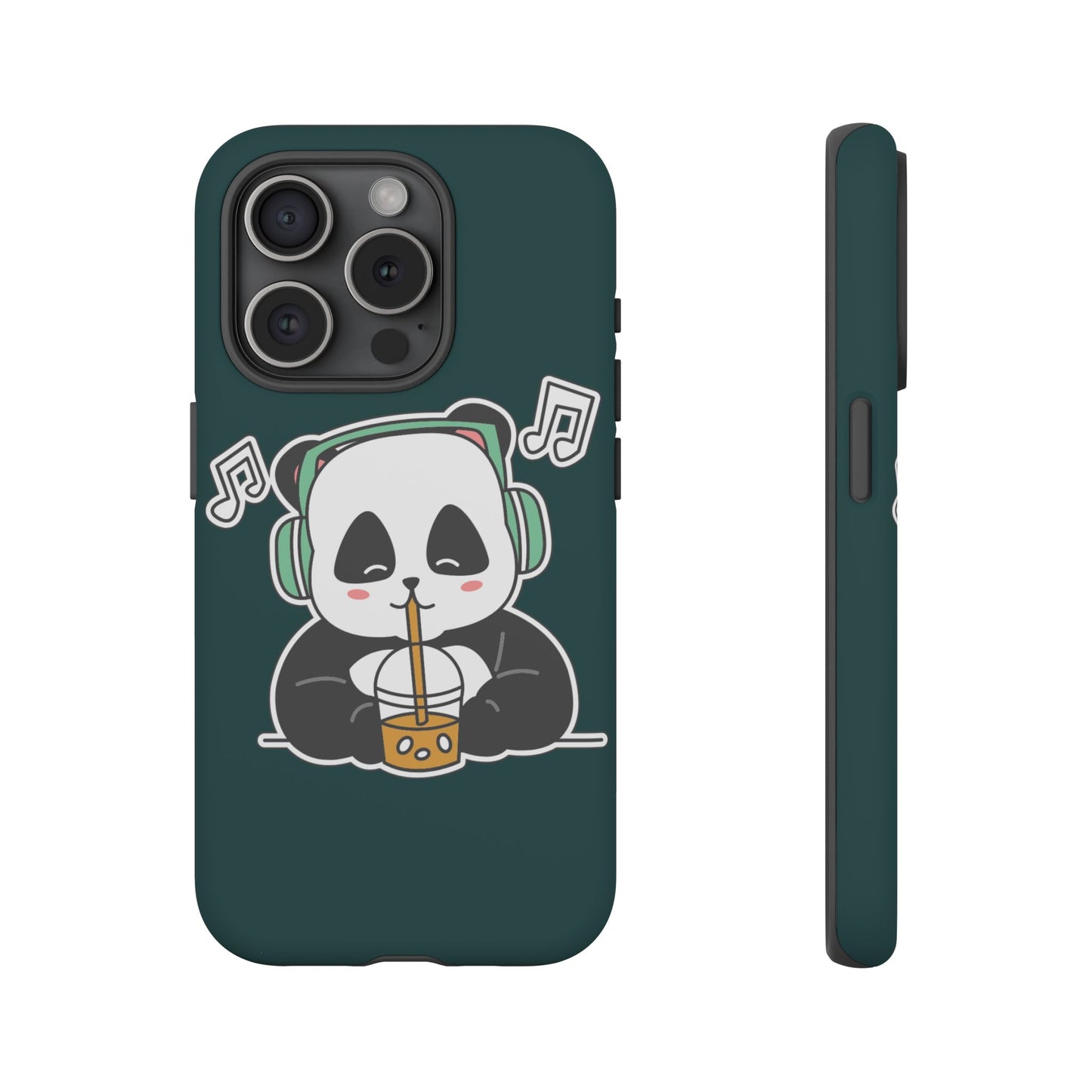 Chill Panda with Bubble Tea Tough Phone Case