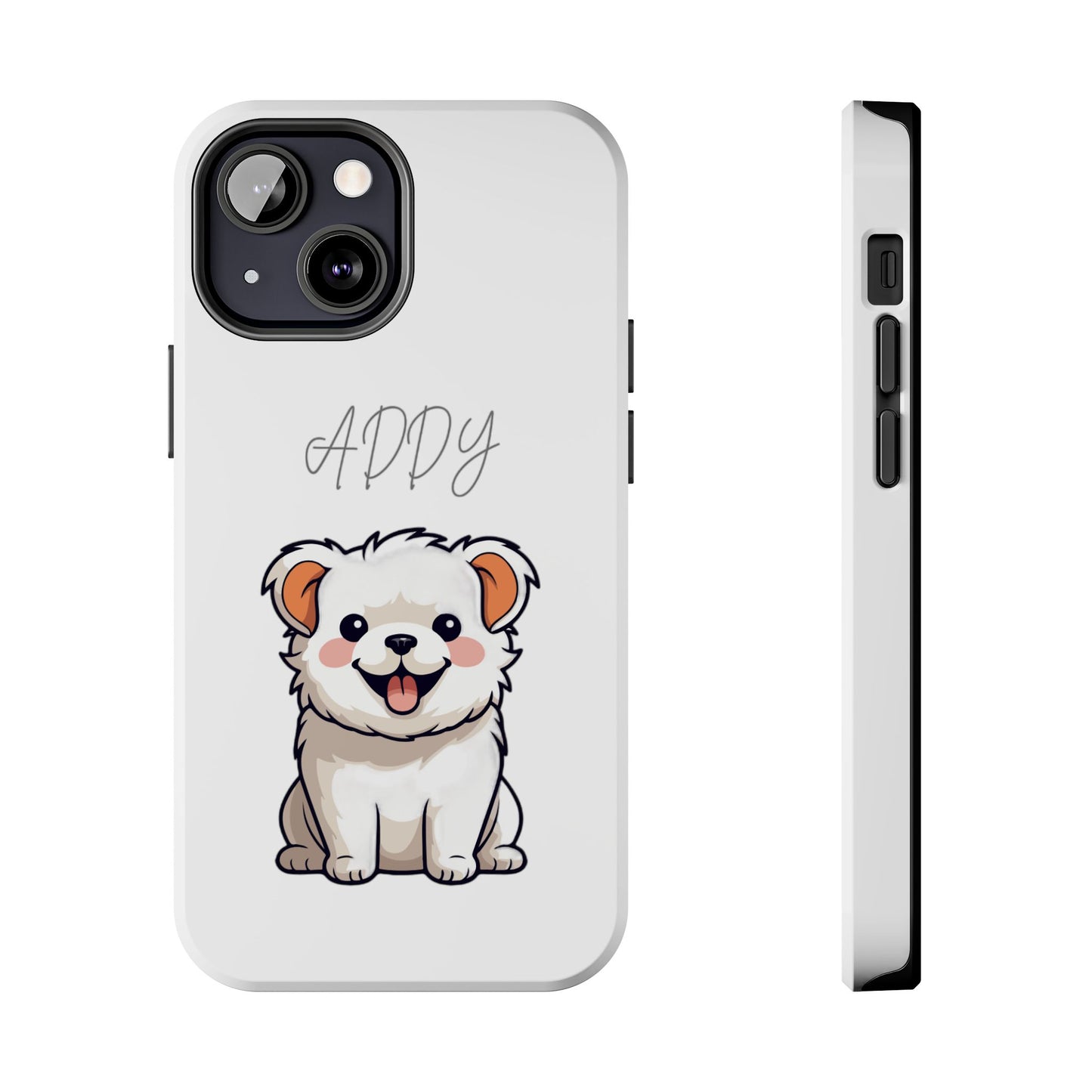 Adorable Puppy Custom Tough Phone Case