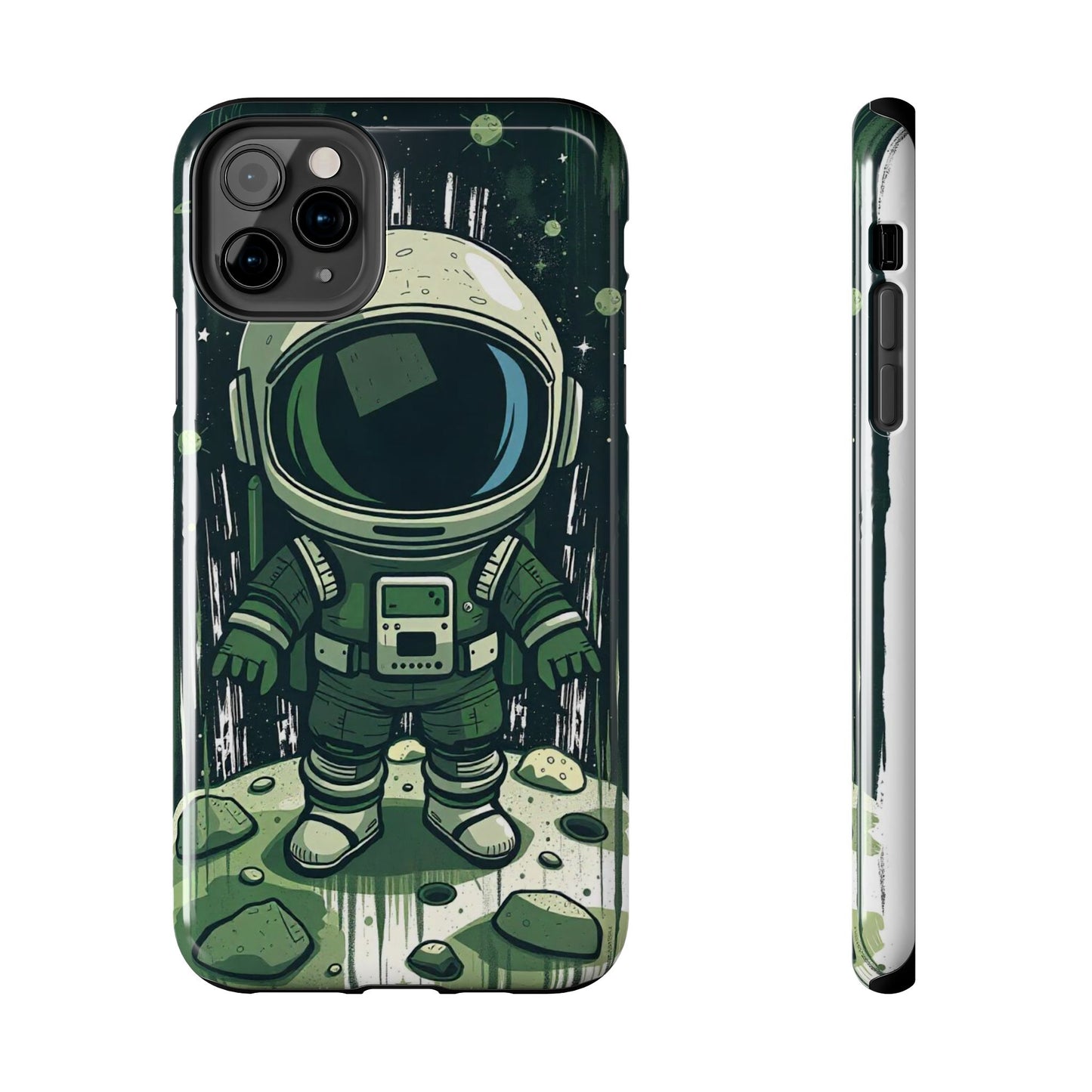 "Cosmic Explorer - Cartoon Astronaut Tough Phone Case"