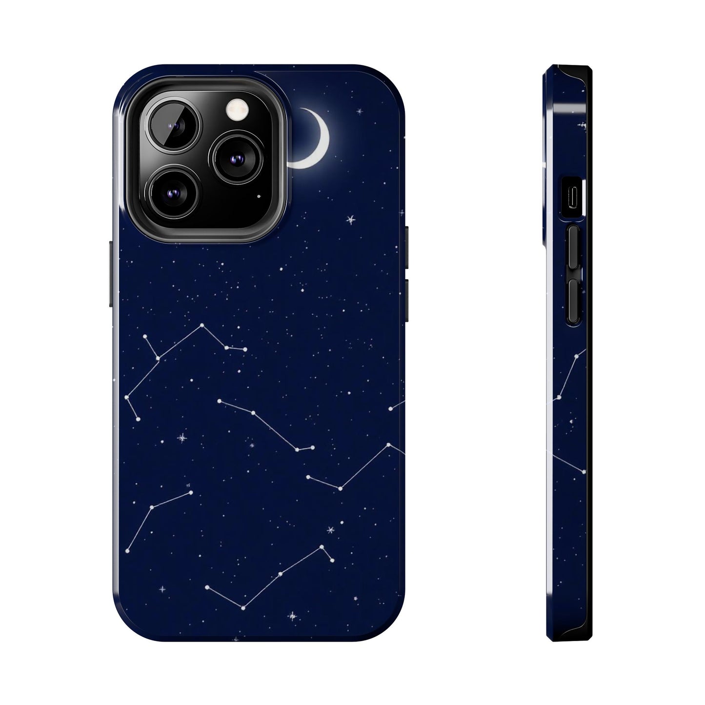 "Moonlit Constellation Tough Phone Case - Explore the Night Sky"