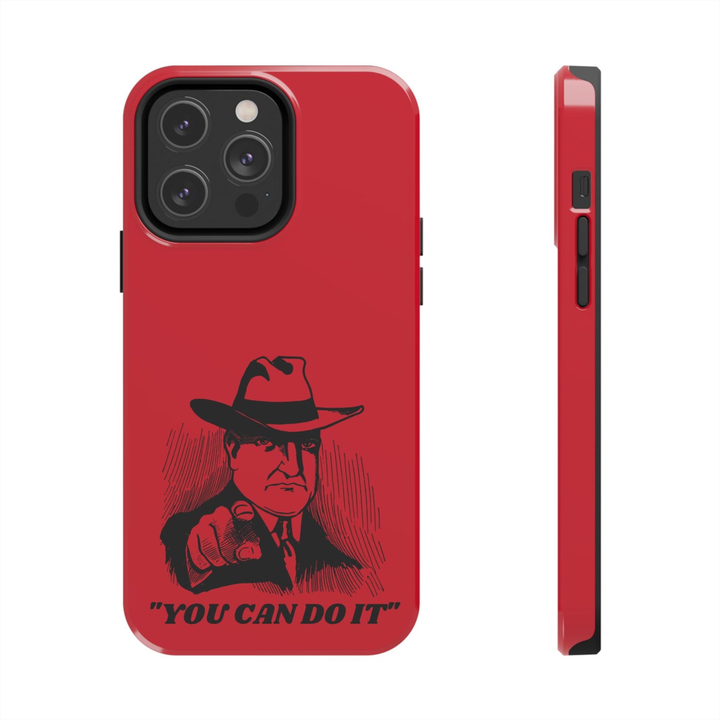 Retro Motivational Phone Case Design