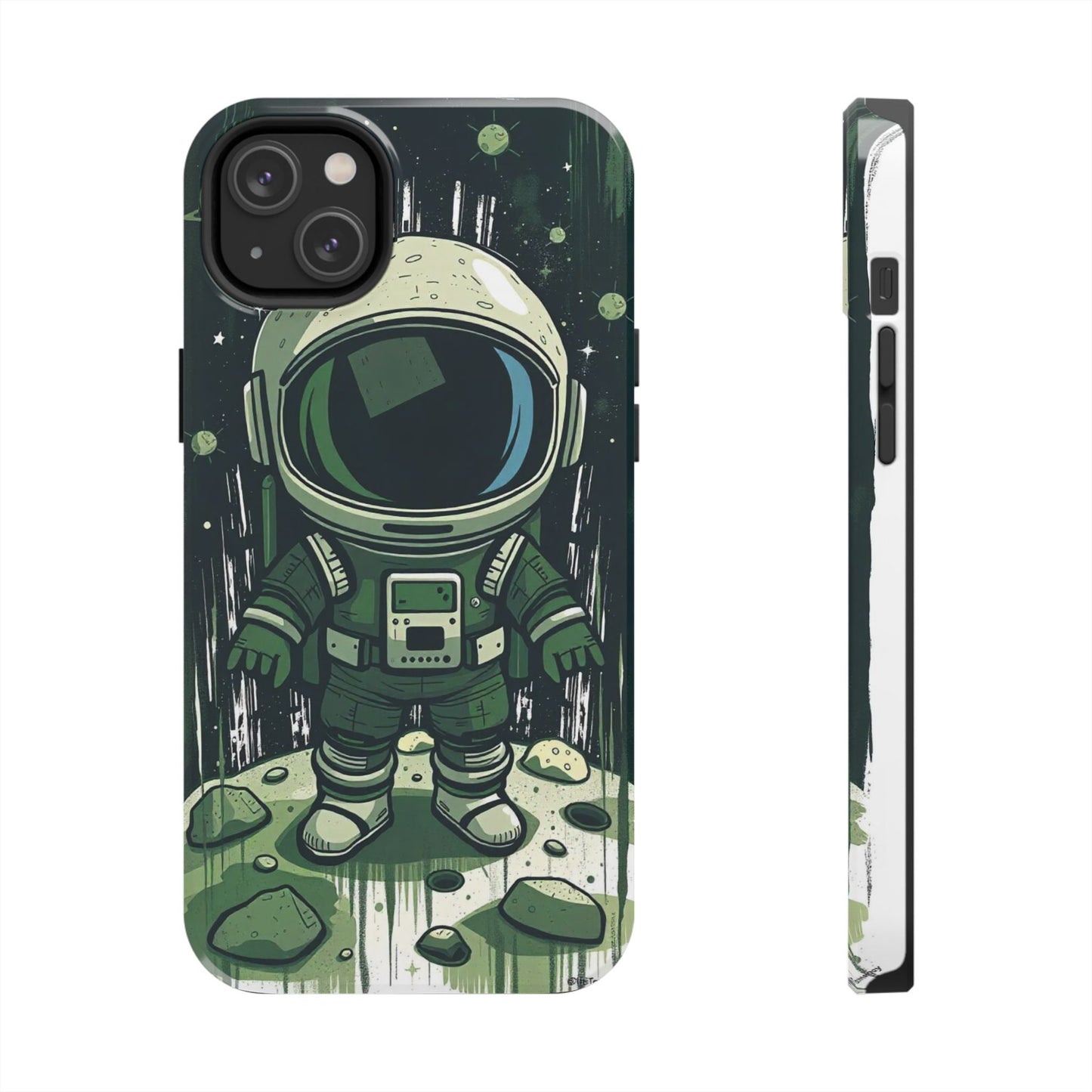 "Cosmic Explorer - Cartoon Astronaut Tough Phone Case"