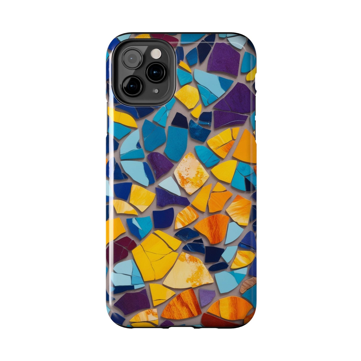 Vibrant Mosaic Shards Tough Phone Case