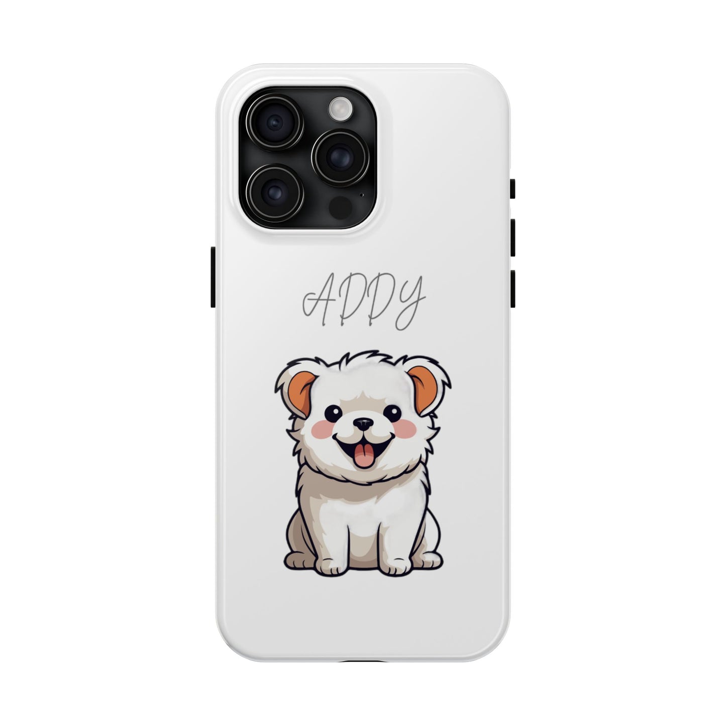 Adorable Puppy Custom Tough Phone Case