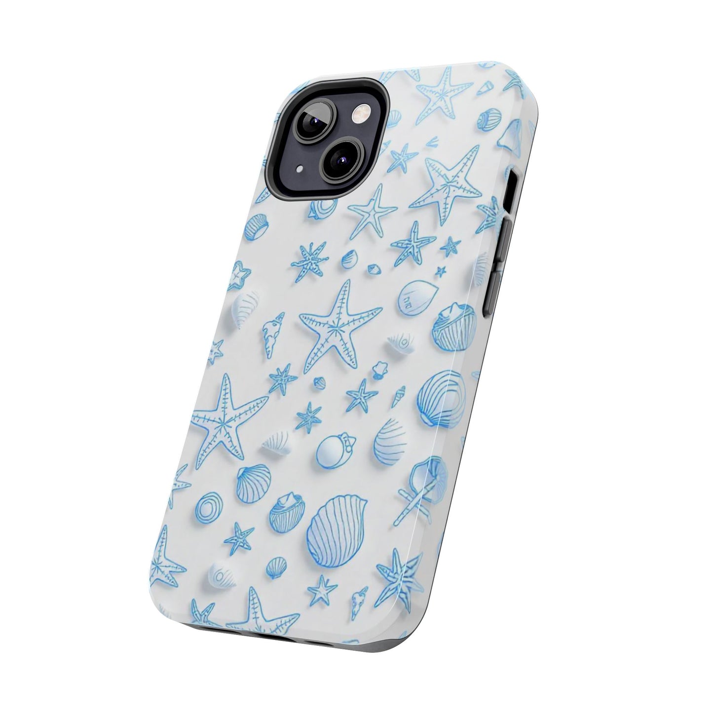 Ocean Breeze Seashell Pattern Phone Case For iphone 15 14 13 12 11 X XR XS XS Max iphone 8 7 mini |Samsung S24 S23 S22 S21 | Get 20% discount today.