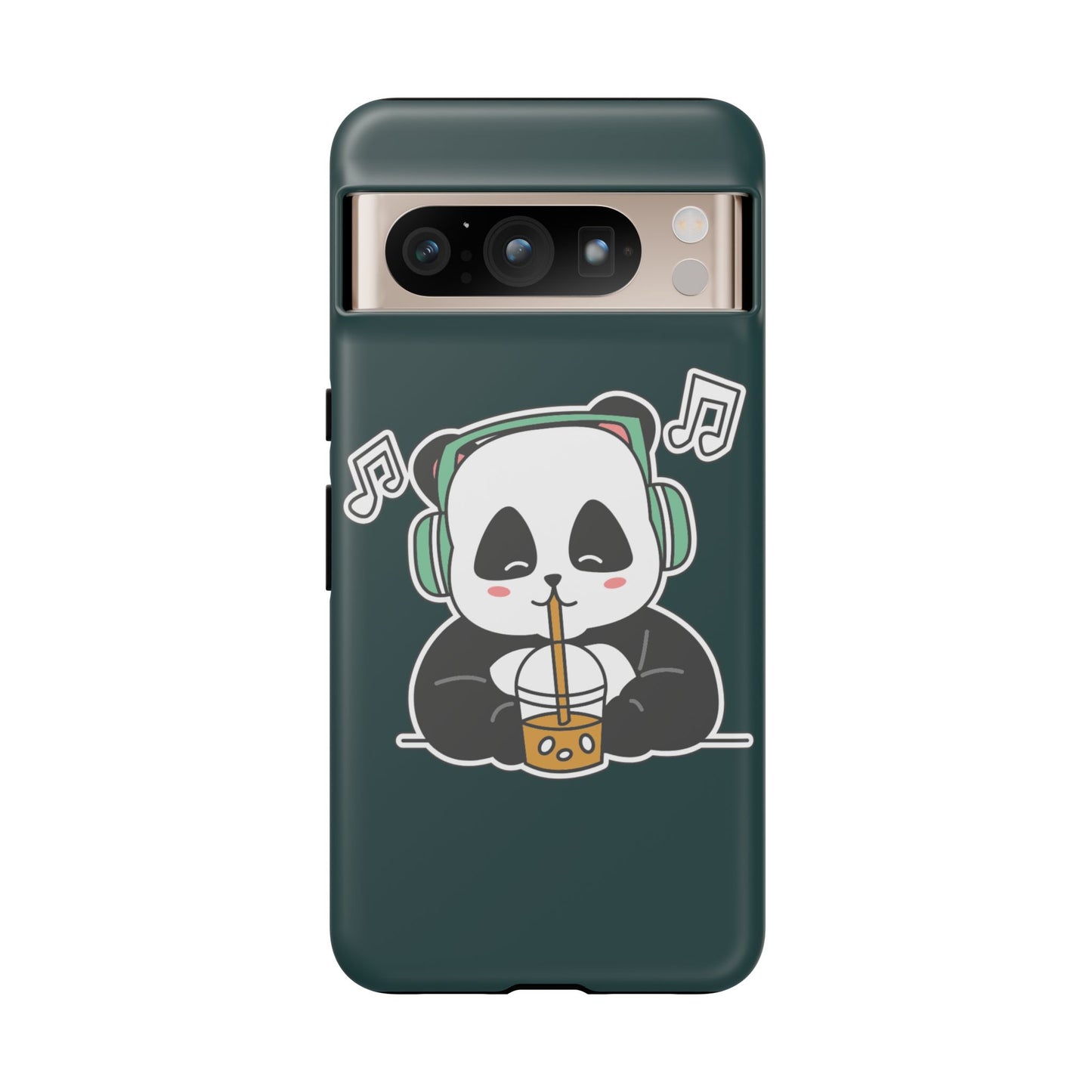 Chill Panda with Bubble Tea Tough Phone Case