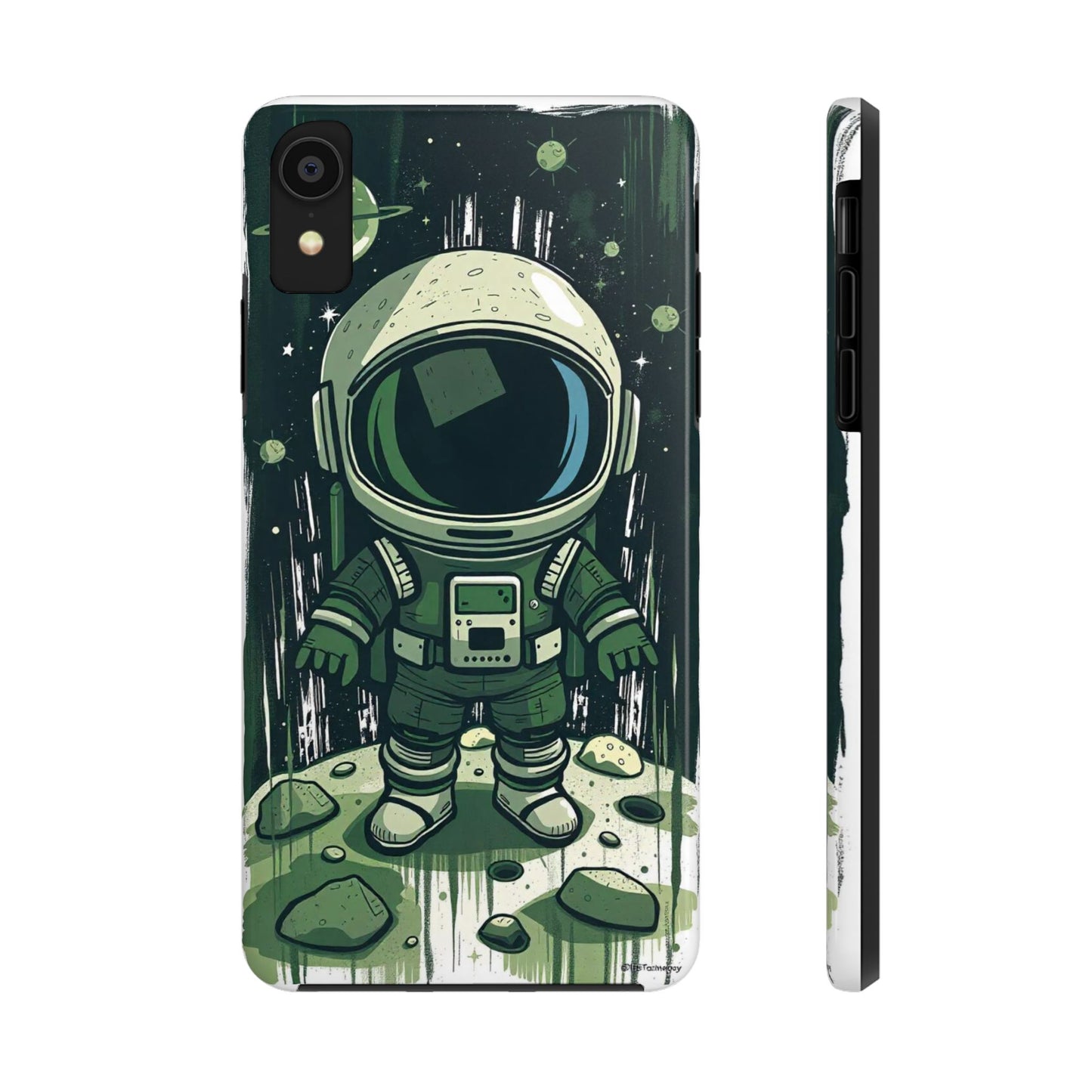 "Cosmic Explorer - Cartoon Astronaut Tough Phone Case"