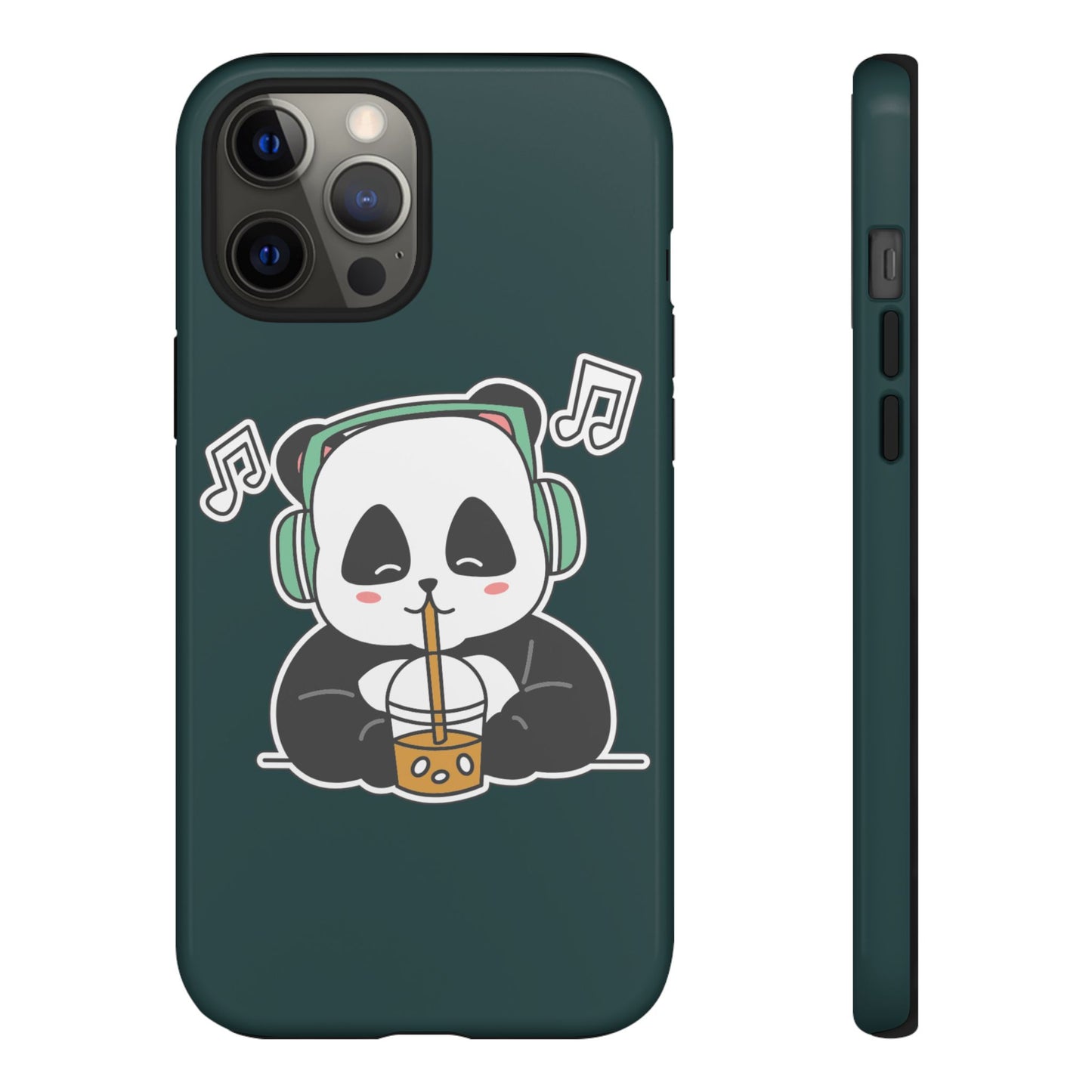 Chill Panda with Bubble Tea Tough Phone Case