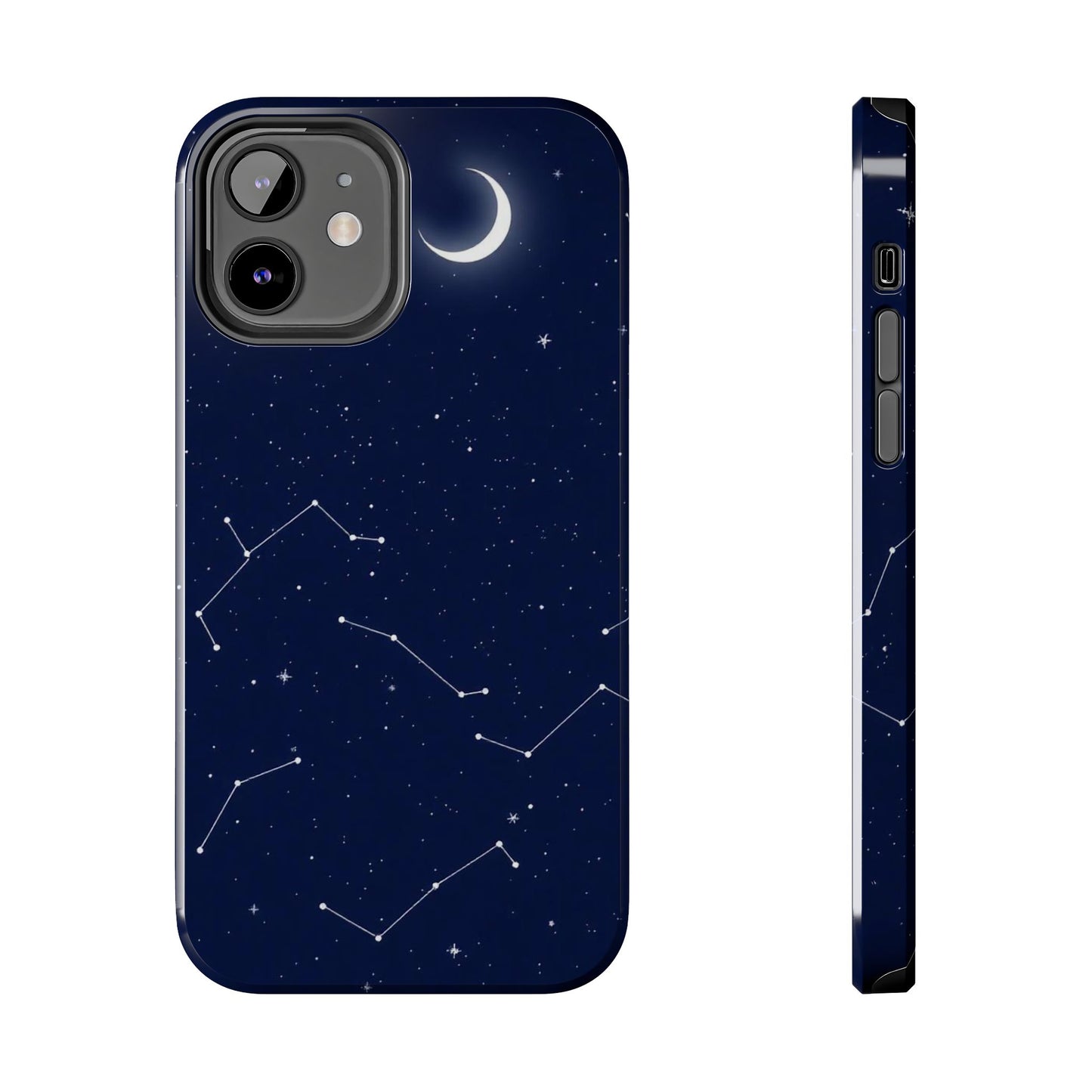 "Moonlit Constellation Tough Phone Case - Explore the Night Sky"