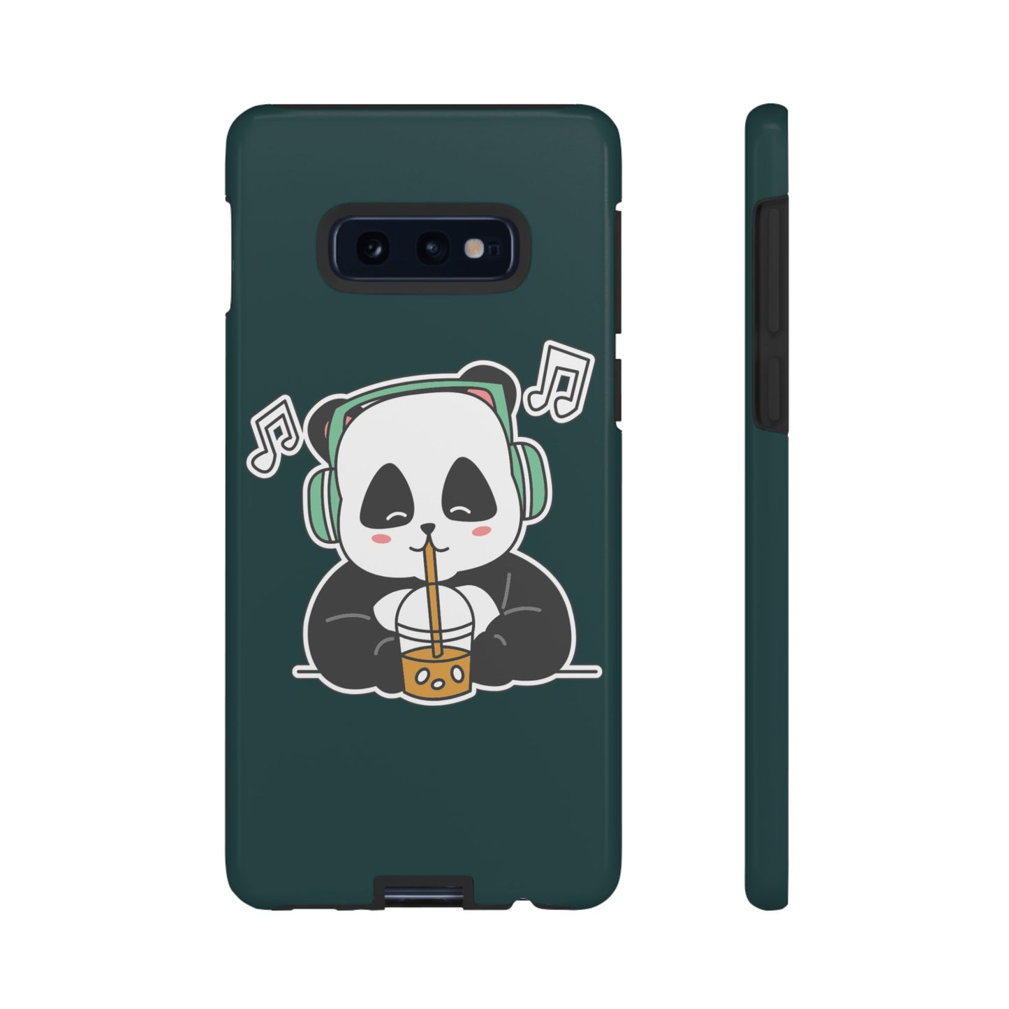 Chill Panda with Bubble Tea Tough Phone Case