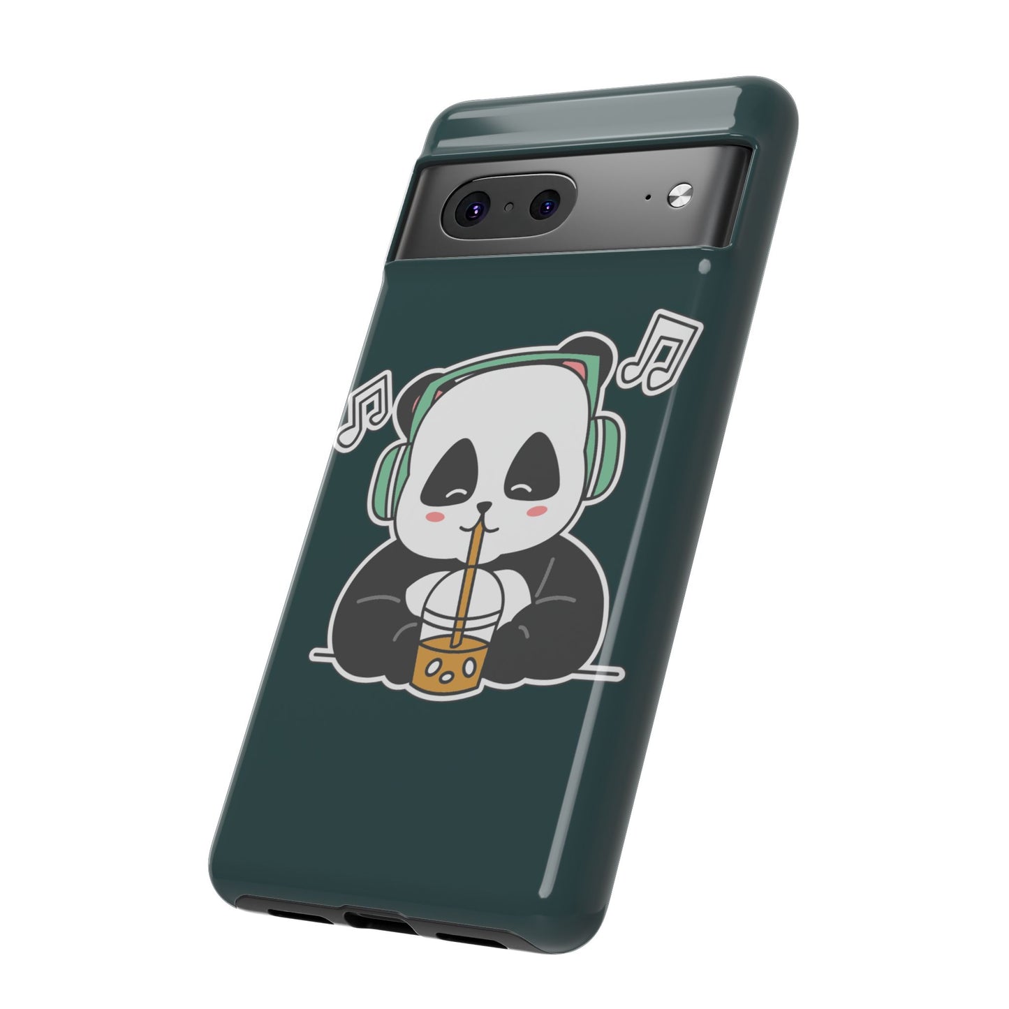 Chill Panda with Bubble Tea Tough Phone Case