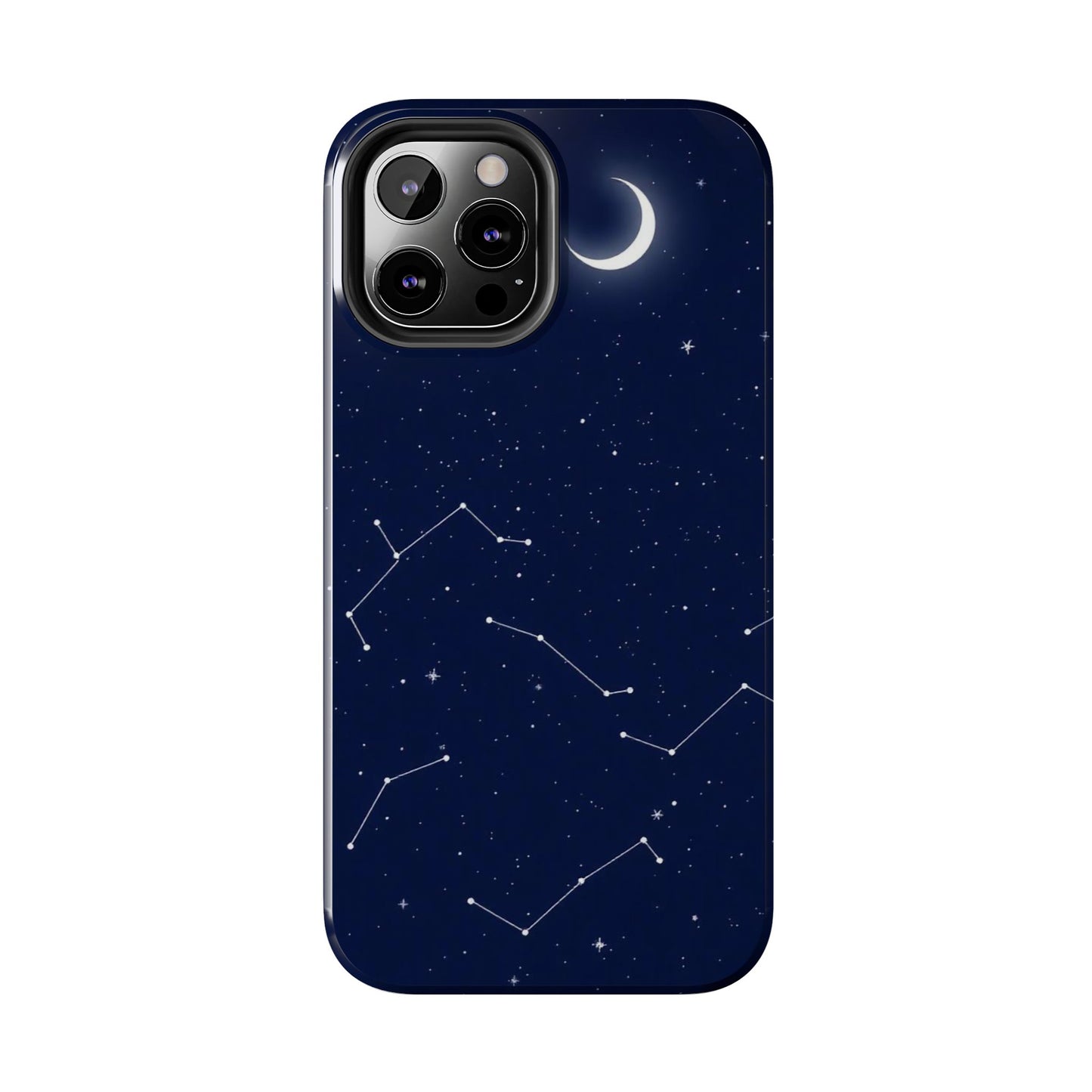 "Moonlit Constellation Tough Phone Case - Explore the Night Sky"